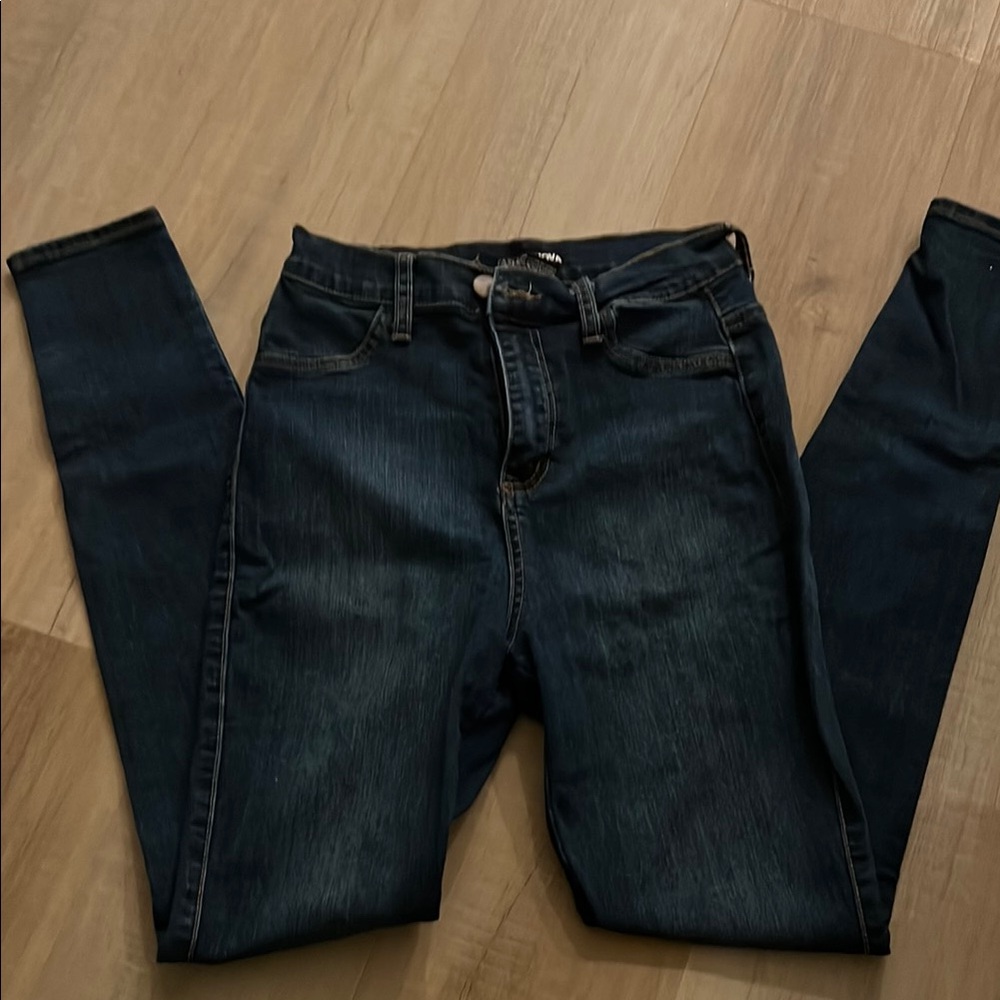 Fashion Nova Midnight Blue Skinny Jeans